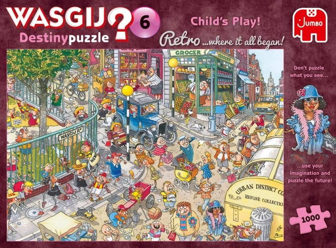 Jumbo Puzzle Wasgij Destiny Kids Fun 1000 Pieces