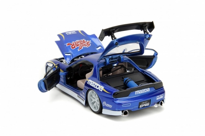 Street Fighter 1993 Mazda RX7 Model by Jada Toys