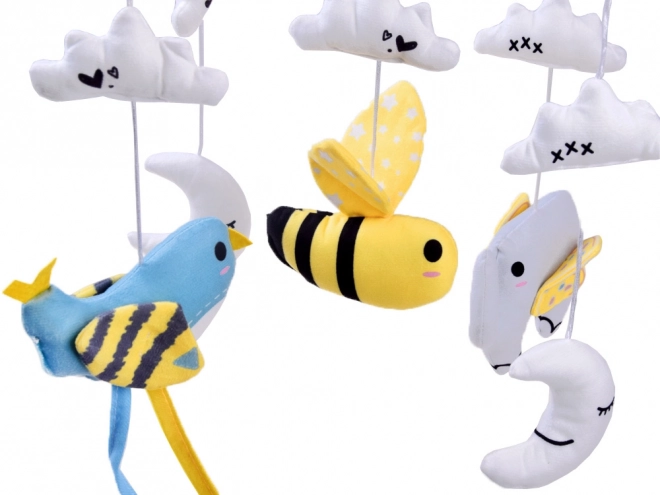 Wind-up Baby Mobile with Plush Animals