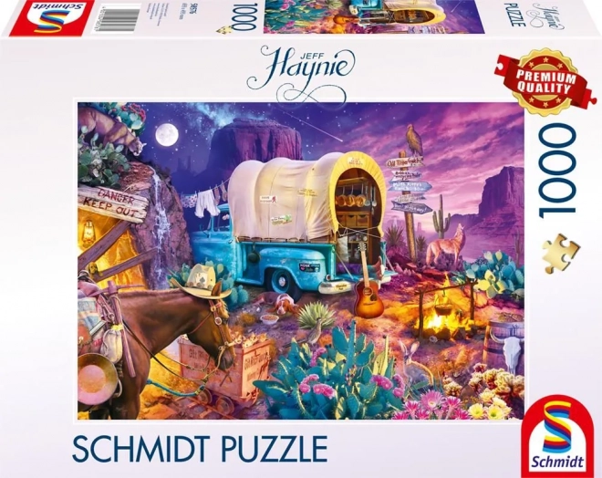 Puzzle Campeggio nel Selvaggio West