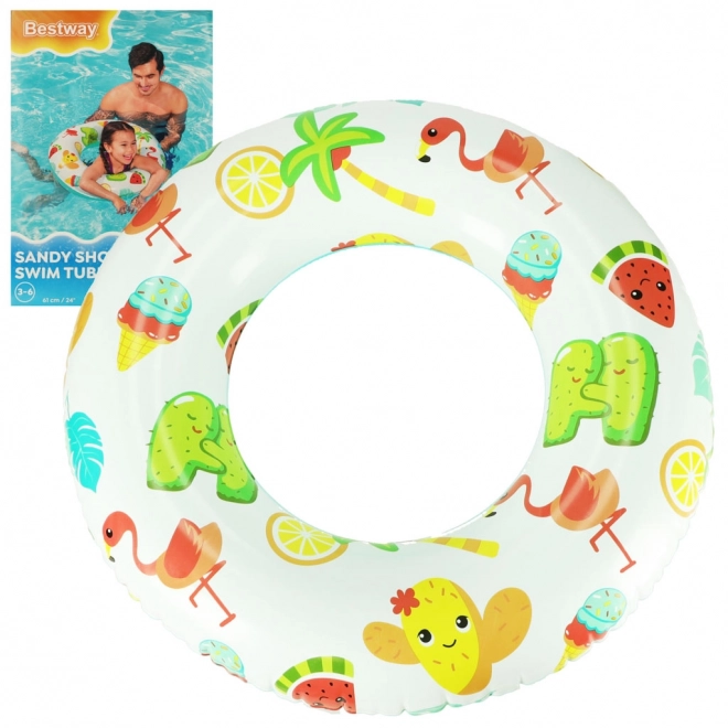 Inflatable Swimming Ring Flamingo 3-6 Years