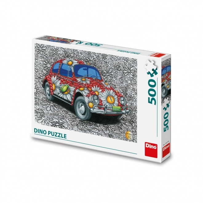 Painted VW Beetle Puzzle 500 Pieces