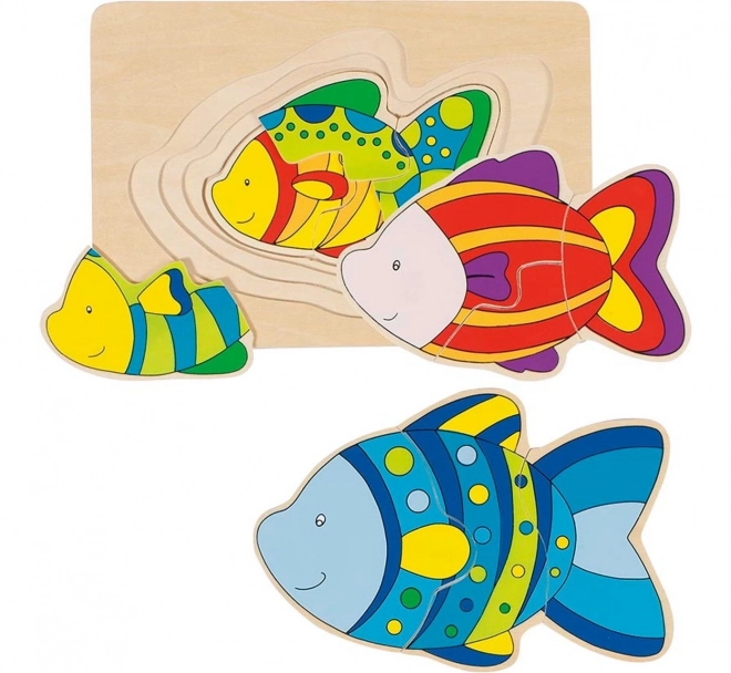 Layered Fish Puzzle