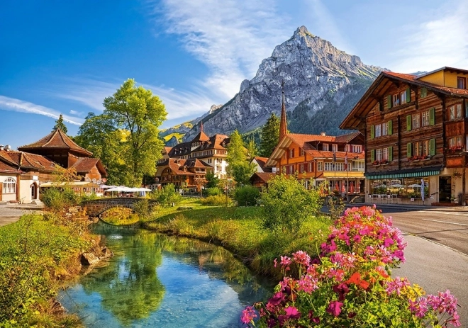 500 Piece Puzzle Kandersteg, Switzerland