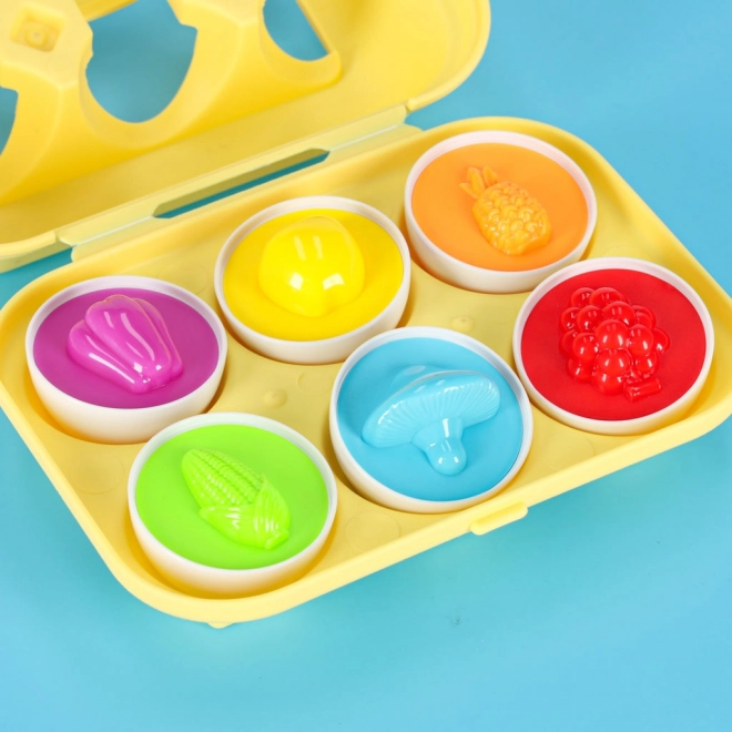 Educational Toy for Children Montessori - Shape and Color Recognition with Eggs