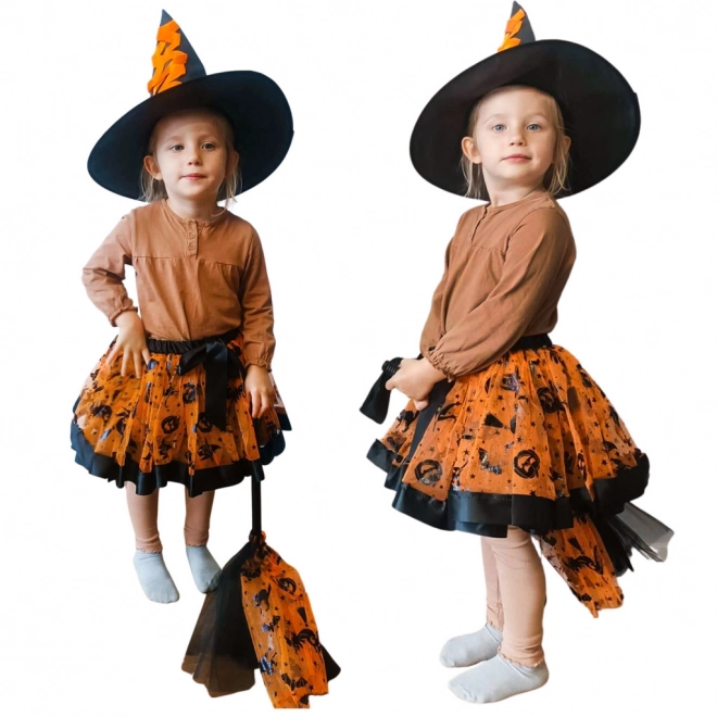 Witch Costume Set with Accessories - 3 Piece