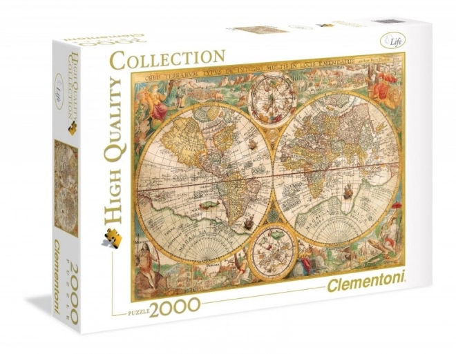 Clementoni World Map Puzzle 2000 Pieces