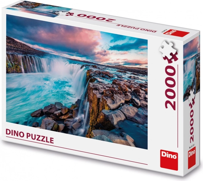 Dino puzzle Selfoss waterfall 2000 pieces