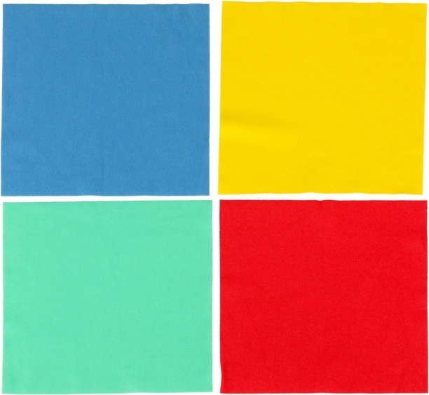 Sensory Montessori Toy with Handkerchiefs and Mat 2 in 1