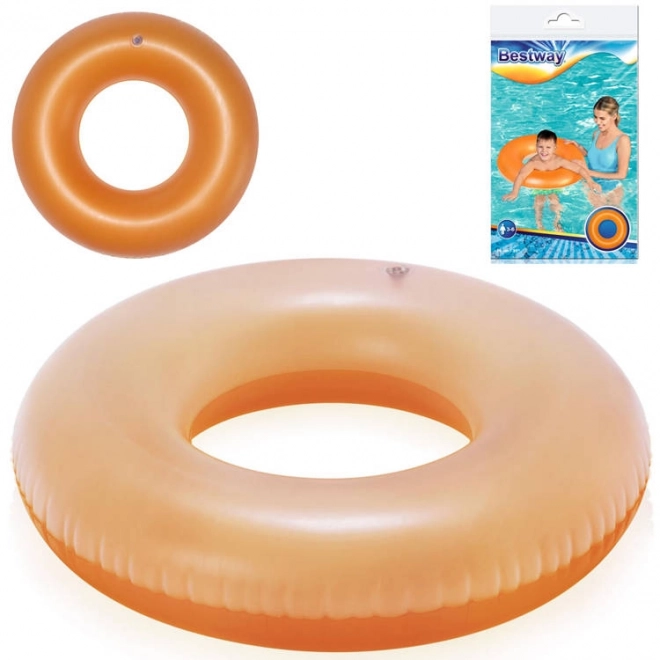 Bestway Frosted Neon Swim Ring – orange