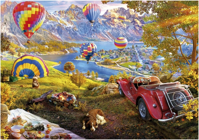 Educa hot air balloons valley puzzle 3000 pieces