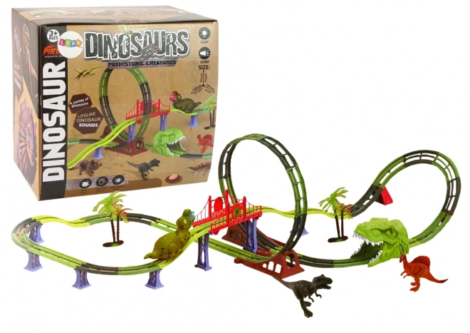 Dinosaur Race Track with Light and Sound