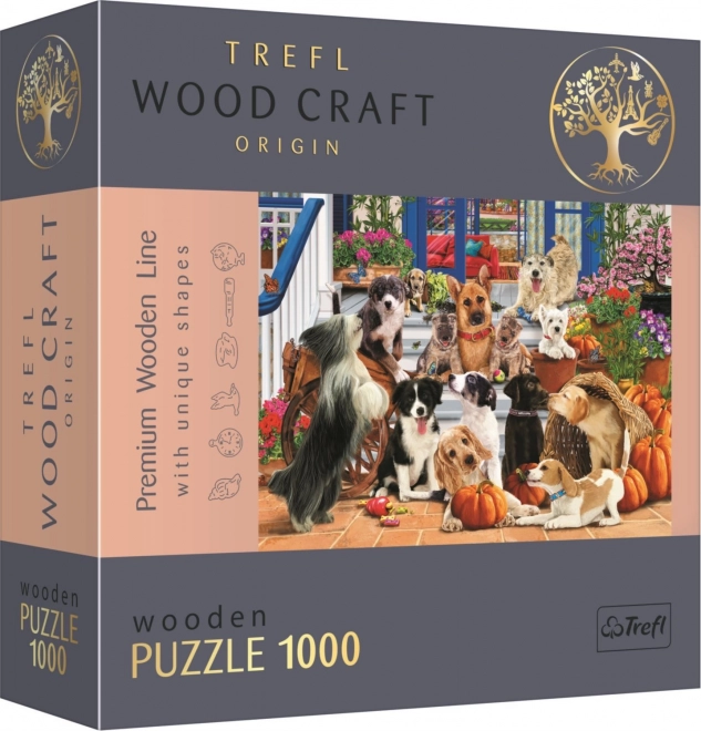 Trefl Wood Craft Origin Puzzle Dog Friendship 1000 Pieces