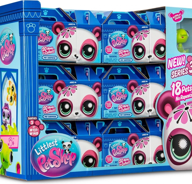 Figurine Littlest Pet Shop Série 3 - Surprise avec Yeux Bandés