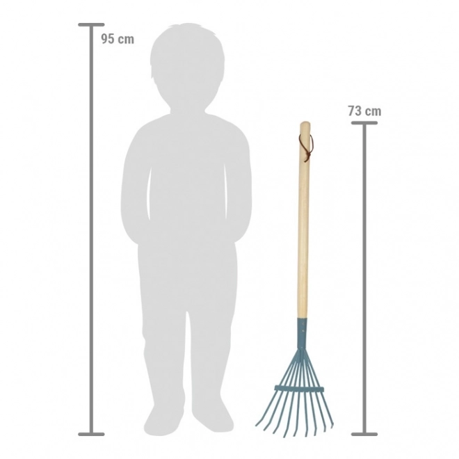 Small Foot Blue Children's Rake