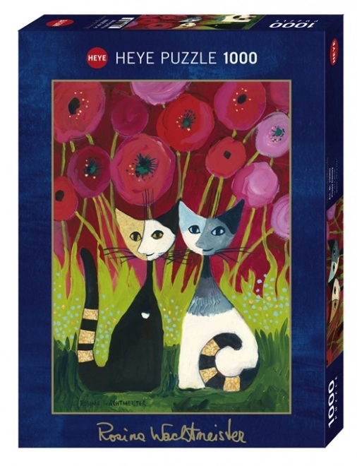 1000 Piece Puzzle Happy Cats