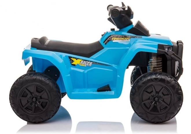 Blue Battery-Powered Quad Bike