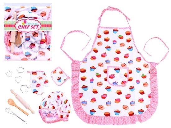 Children's Cooking Set with Apron and Cookie Cutters