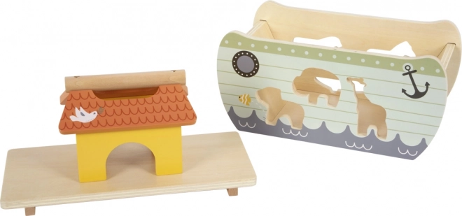 Noah's Ark Wooden Safari Adventure Toy