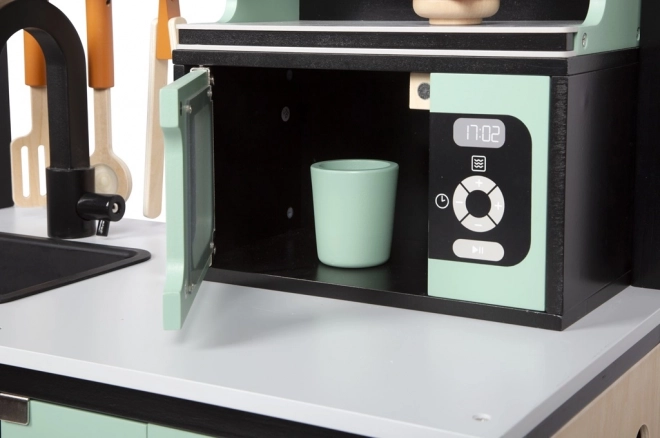 children's industrial kitchen with island