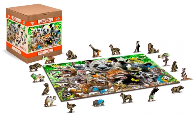 Wooden Puzzle Bear Paradise