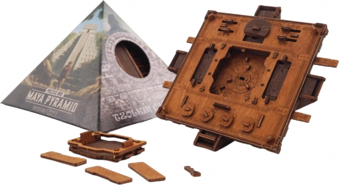 Wooden 3D Puzzle Escape Room: Maya Pyramid