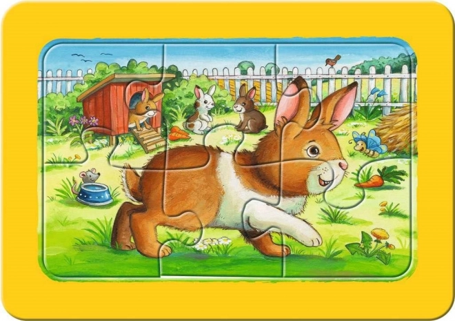 RAVENSBURGER My First Puzzle Animal Friends 3x6 Pieces