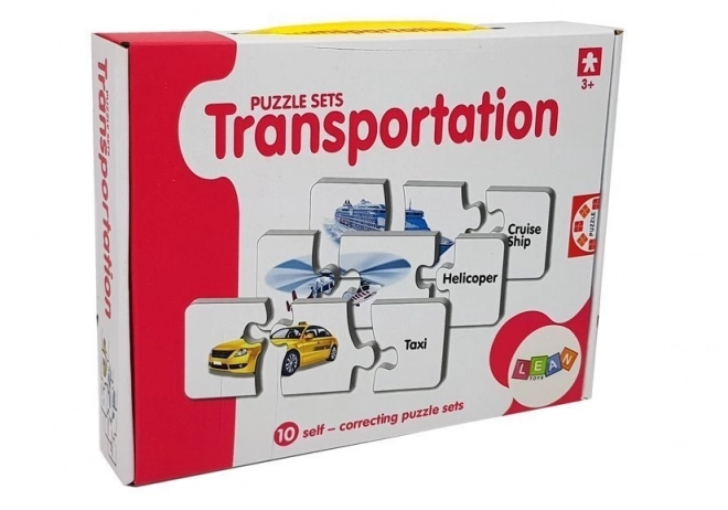 Educational Puzzle Transport Connections