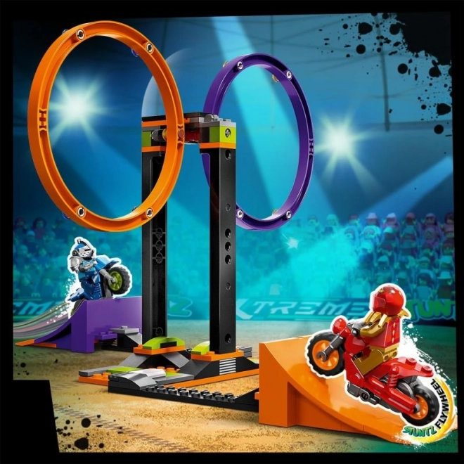 Lego City Stunt Challenge Spinning Circles Set