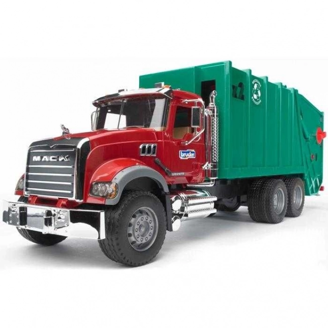 Bruder Mack Granite Garbage Truck Green