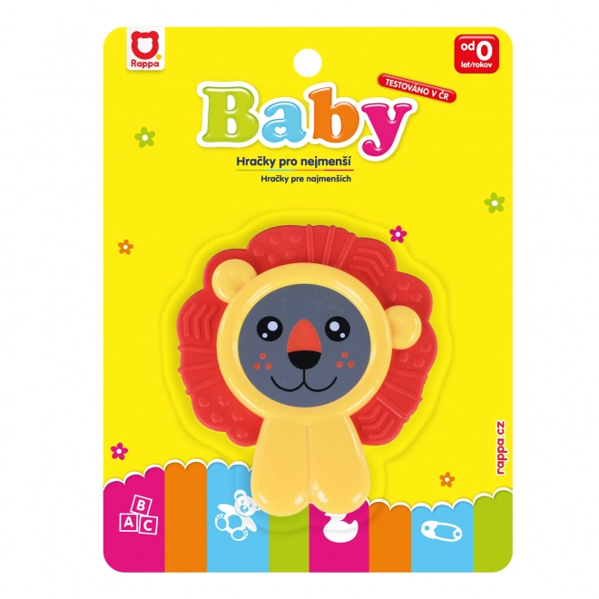 Colorful Teether Rattle Lion