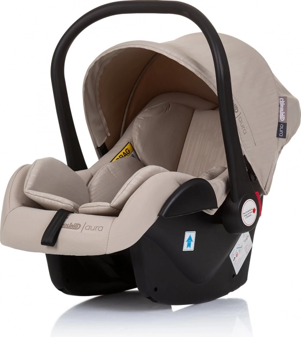 Chipolino Car Seat Aura I-Size 40-85cm Macadamia – Macadamia