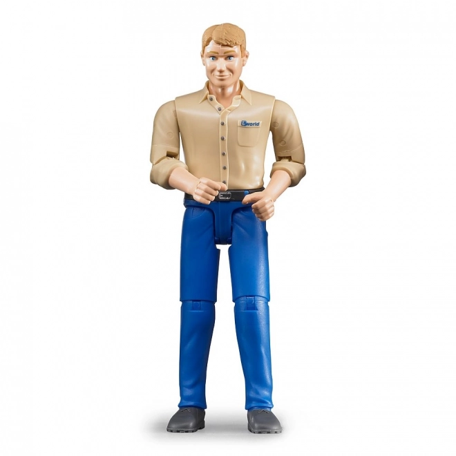 Bruder Action Figure Man in Blue Pants