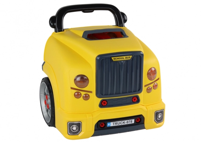 Yellow Bus Workshop Set for Kids