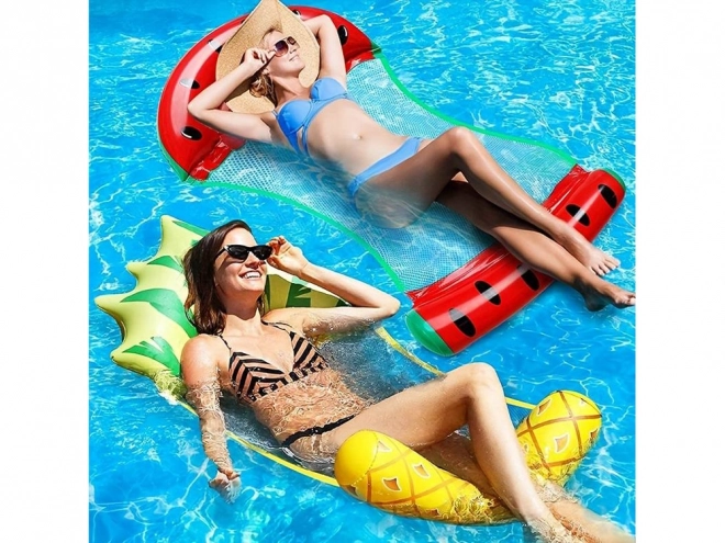 Inflatable Pineapple Water Hammock