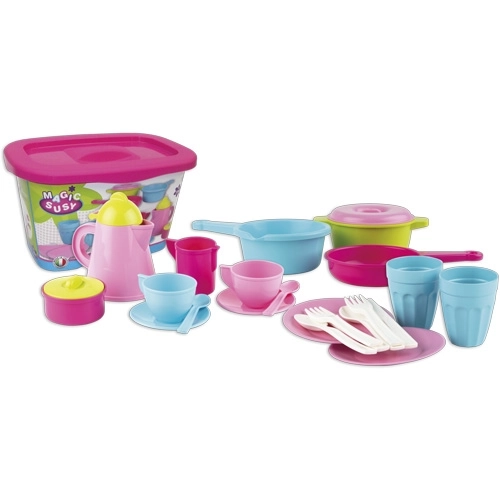 Androni Coffee and Kitchen Play Set with Storage Box