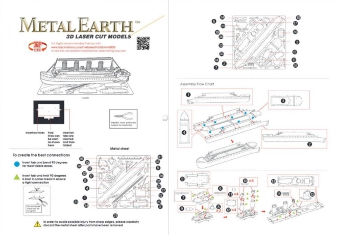 3D Model Puzzle Titanic