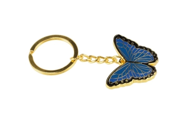 Butterfly Metal Keychain