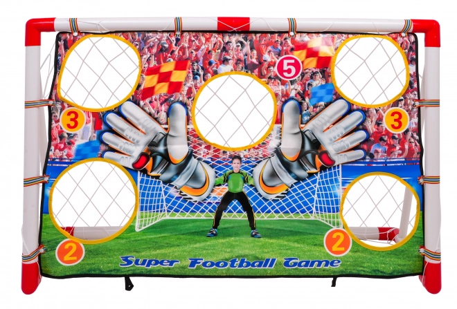 Mega Soccer Goal with Training Mat