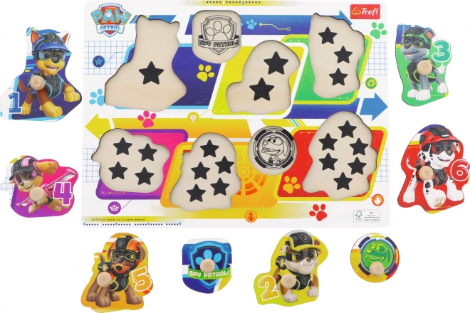 Wooden Puzzle PAW Patrol Spies