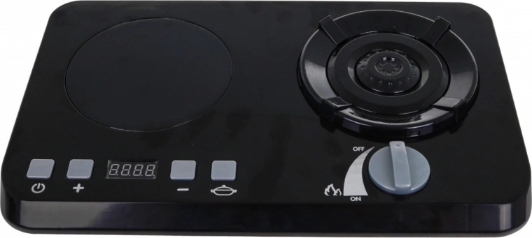 Dvojitá varná deska se světlem a zvuky