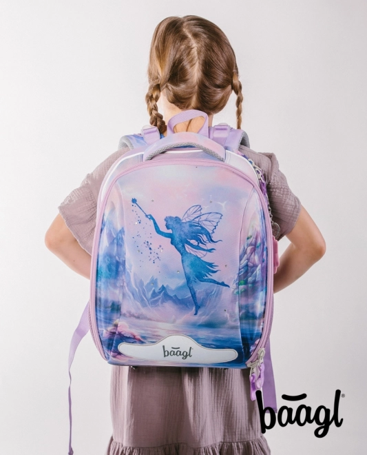 Ensemble sac d'école, trousse et sac Shelly Fée