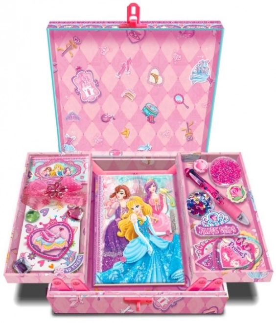 Princess Jewelry Box with Shelves