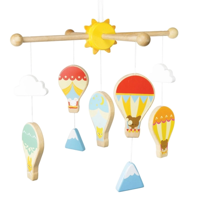 Le Toy Van Petilou Hanging Mobile Hot Air Balloons