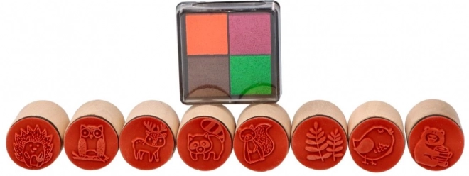 Forest Animal Stamps Set