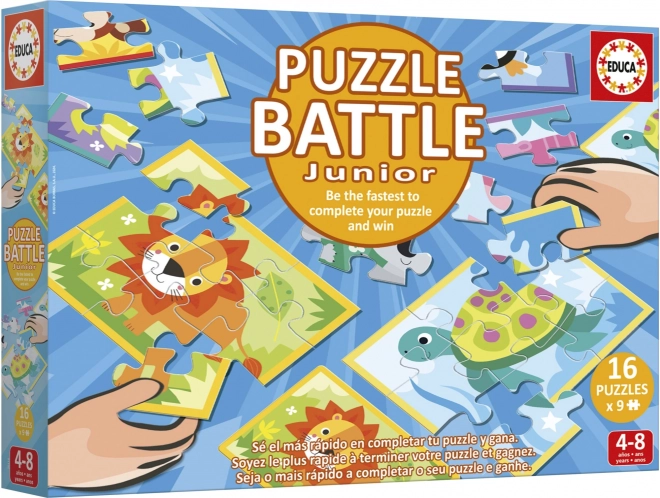 Educa Animal Battle Puzzle Challenge