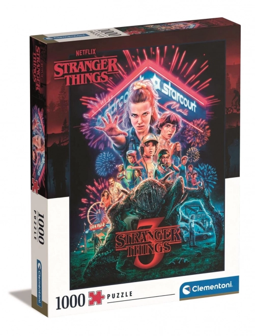 Clementoni Puzzle Stranger Things Season 3 1000 Pieces