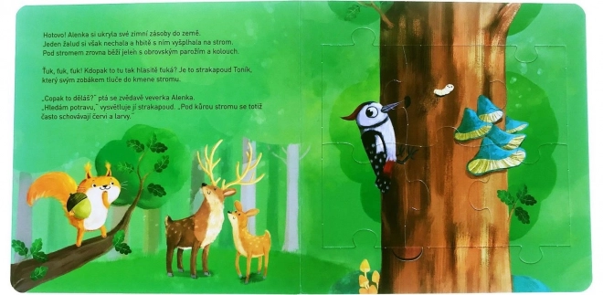 Forest Animals Puzzle Book