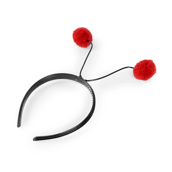 Ladybug Headband with Antennae