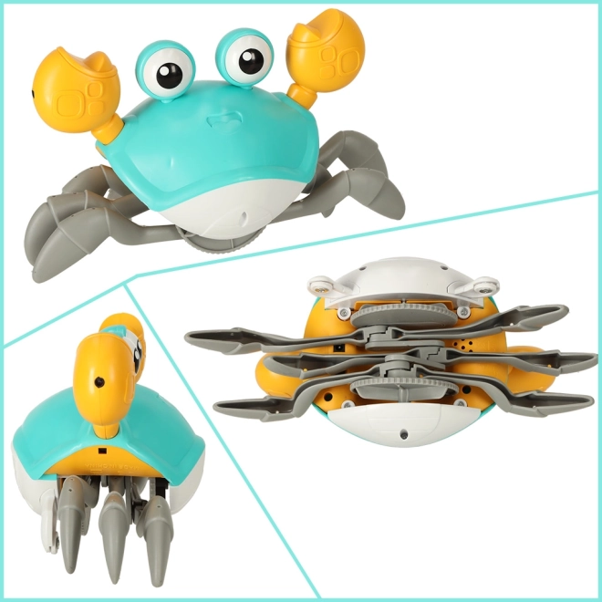 Interactive Crawling Crab Toy with Sound – Blue